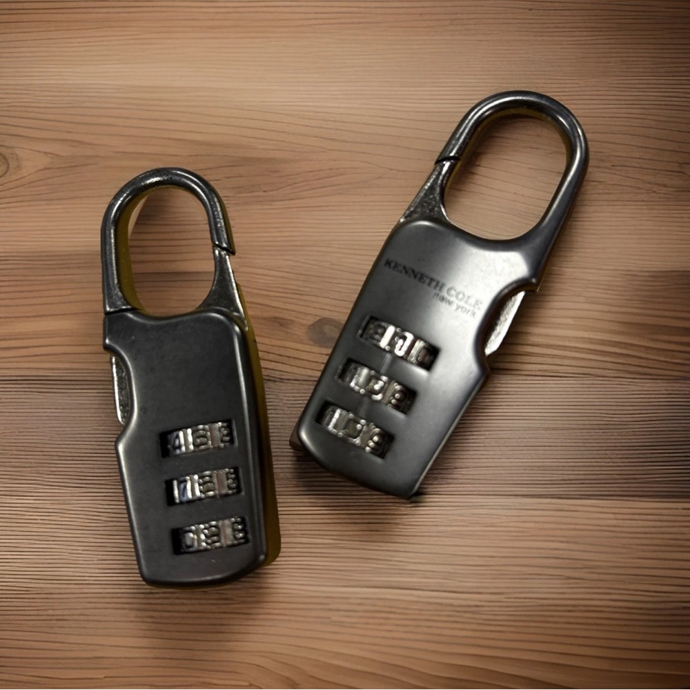 Kenneth Cole New York Silver Combination Lock